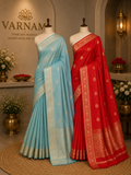 Banarasi Pattu Saree with Zari Floral Buti [VS07]